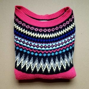 Hot pink sweater